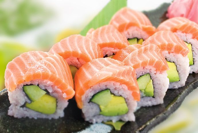 Salmon Roll with Avocado